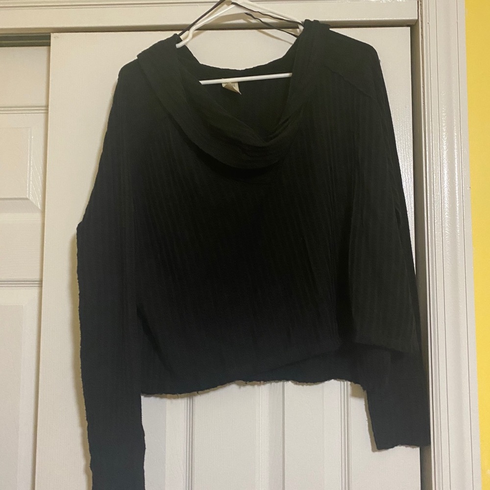 FREE PEOPLE COWL NECK TOP